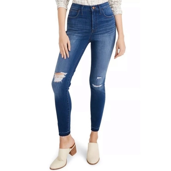 Madewell 10” High Waist Skinny Jean - Picture 1 of 12